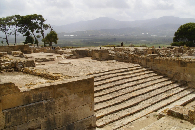 Phaistos steps and terraces
